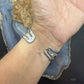 Sterling Silver Southwestern Style Teardrop Variscite Bracelet For Women