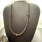 Copper Navajo Pearl Beads Saucer 6-10 mm Necklace Length 18"-20" For Women