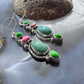 Sterling Silver Southwestern Style Multistone Dangle Earrings For Women #6