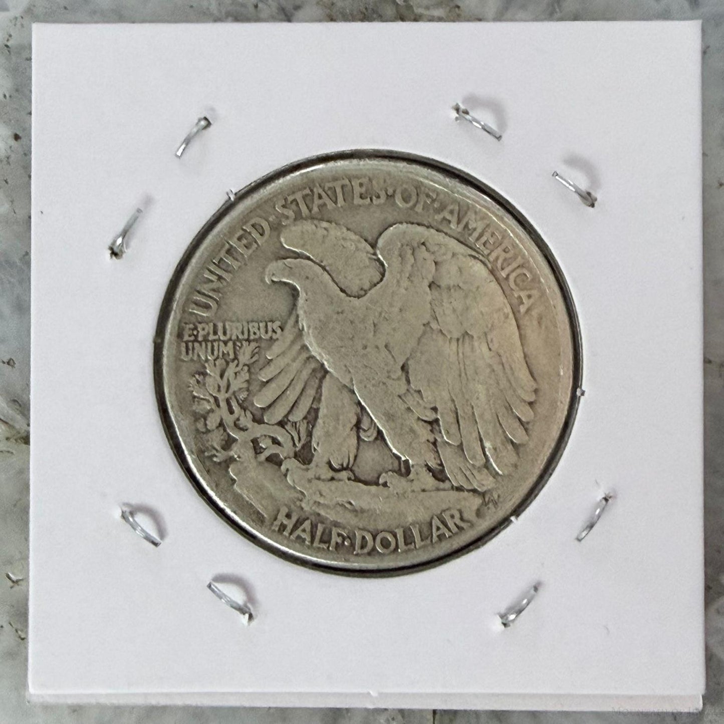 1945 US Walking Liberty Half Dollar 90% Silver F-VF #20126-3