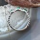 Carolyn Pollack Sterling Silver 3 Oval Malachite Decorated Ring For Women