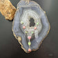 Sterling Silver Southwestern Style Pink Conch & Palomino Lariat 22" Necklace For Women