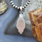 Sterling Silver Southwestern Style Teardrop Golden Hill Turquoise Pendant For Women #1