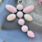 Native American Sterling Silver 9 Pink Conch Dragonfly Pendant For Women