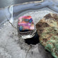 Sterling Silver Southwestern Style Rectangle Mohave Dahlia Ring Size 9.75 For Women