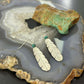Anthony Gatewood Sterling Silver & Turquoise Bead Feather Dangle Earrings For Women