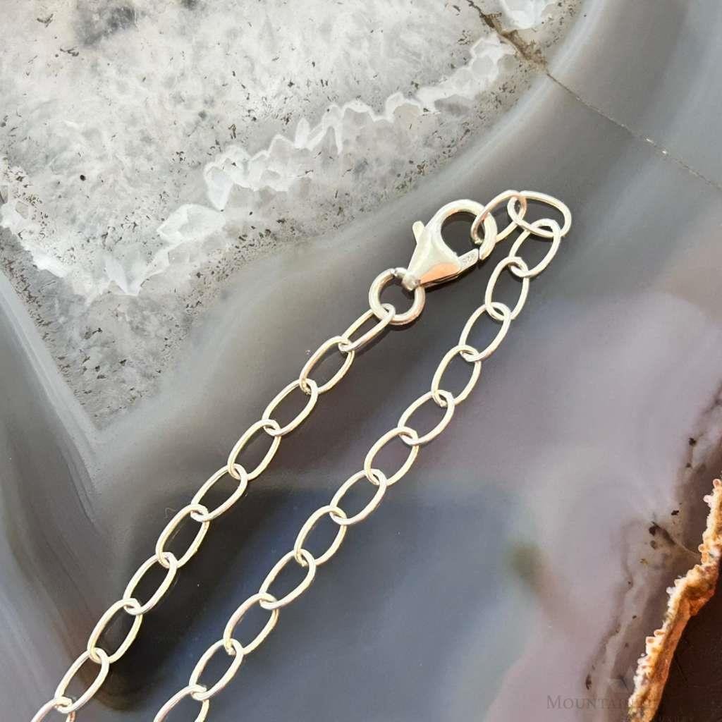 Sterling Silver Southwestern Style Sonora Gold Turquoise Naja 20" Necklace For Women