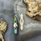 Sterling Silver Southwestern Style Multistone Dangle Earrings For Women #14