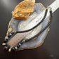 Carolyn Pollack Sterling Rounded & Faceted Onyx Beads Braided Leather Necklace For Women