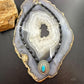 Carolyn Pollack Sterling Silver Turquoise Concho Pendant on Onyx Beads Necklace For Women