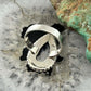 Sterling Silver Southwestern Style Teardrop Dendrite Agate Ring Size 7 For Women