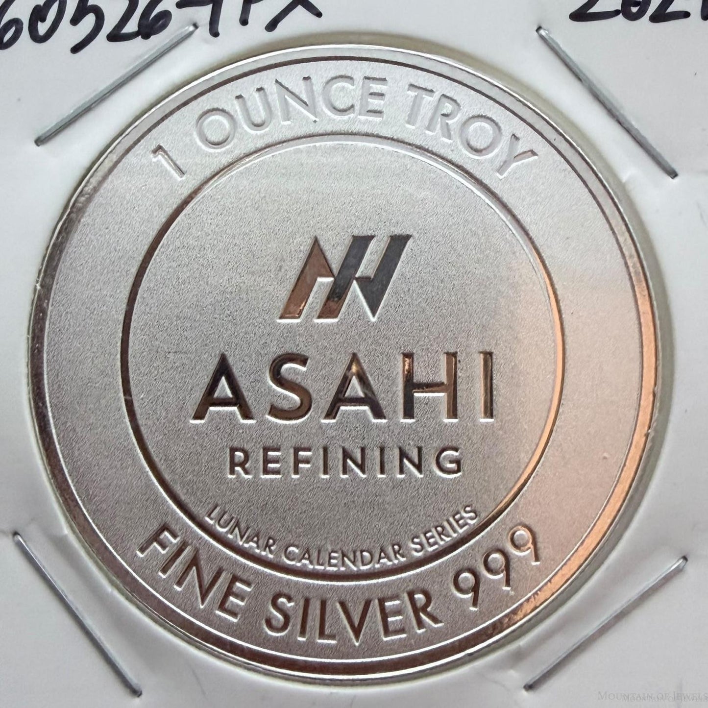 2024 1 Troy Ounce .999 Fine Silver Year of the Dragon Asahi Refining #60526-1PX