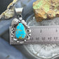 Juanita McDonald Native American Sterling Silver Turquoise Pendant For Women #1