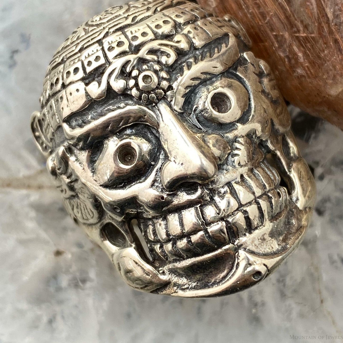 Sterling Silver Skull Ring Size 8.5 For Men or Women 25 gr Rock N Roll / Biker