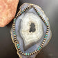 Southwestern Style Copper 8mm Navajo Pearl Beades &Turquoise 18"-20" Necklace For Women