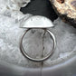 Silver Southwestern Style Stamped Dome Ring Size 7.5 For Women