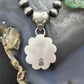 Sterling Silver Southwestern Style Round Sonora Gold Turquoise Pendant For Women