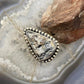 Native American Sterling Silver Triangle Wild Horse Ring Size 12.5