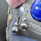 Carolyn Pollack Sterling Silver Decorated Bead Dangle Earrings For Women