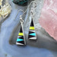 Starllie & Sheryl Edaakie Sterling Silver Multistone Inlay Dangle Earrings For Women #8