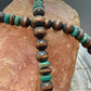 Southwestern Style Copper 8mm Navajo Pearl Beades &Turquoise 18"-20" Necklace For Women