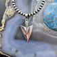 Sterling Silver Southwestern Style Shiny Arrowhead Unisex Pendant