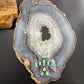 Sterling Silver Southwestern Style Kingman Turquoise Thunderbird Pendant Necklace For Women #3