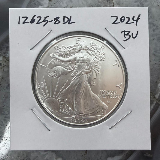 US 2024 1.0 Troy Ounce .999 American Eagle BU Condition #12625-8DL