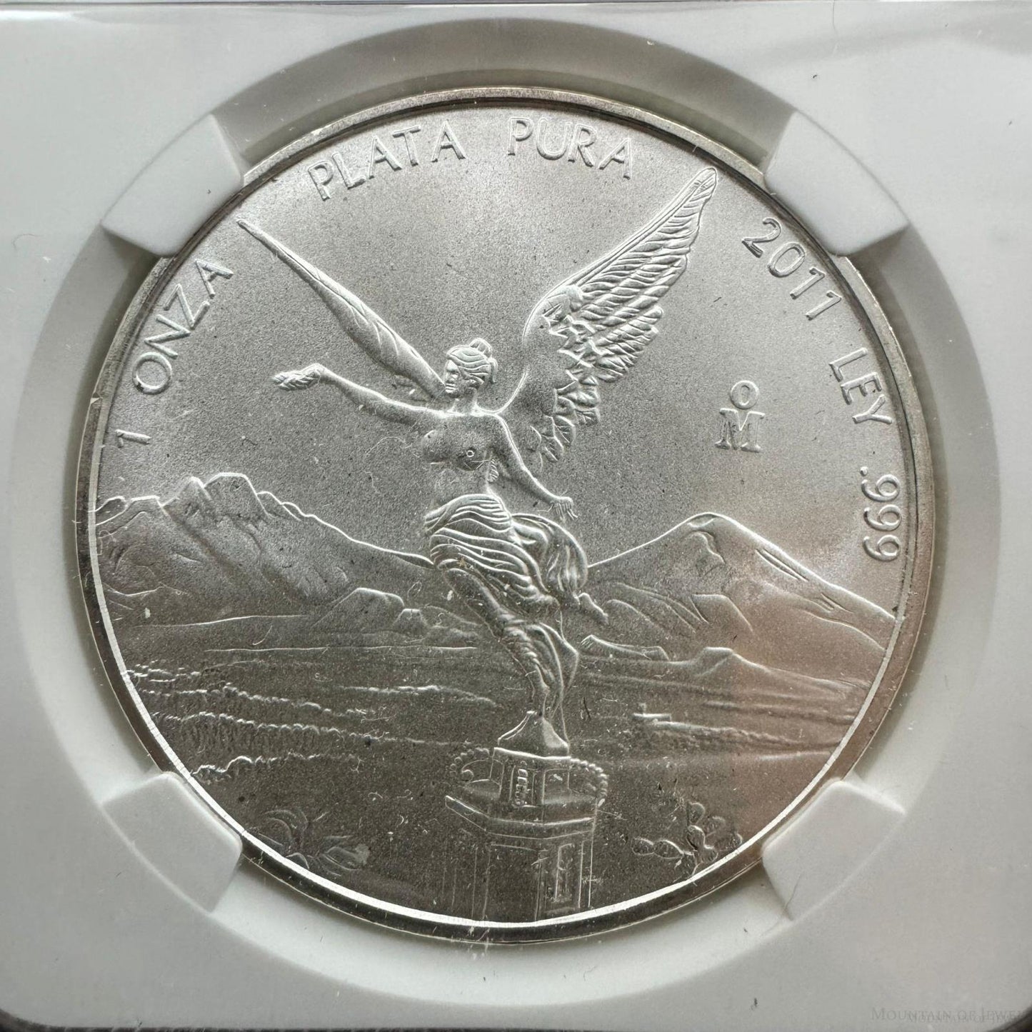 2011 Mexico 1.0ozt .999 Fine Silver Round NGC MS69 #2922765-004