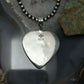 Sterling Silver Southwestern Style Turquoise Spiny Oyster Heart Pendant For Women #3