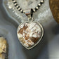 Sterling Silver Southwestern Style Wild Horse Heart Pendant For Women #3
