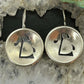Carolyn Pollack Sterling Silver kanji Symbol "Mind" Dangle Earrings For Women