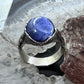 Carolyn Pollack Sterling Silver Oval Sodalite Double Eagle Unisex Ring Size 11