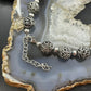 Carolyn Pollack Sterling Silver Decorated Swirl Hallow Beaded Necklace For Women