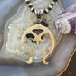 Eva & Linberg Billah Sterling Silver Turquoise Decorated Naja Unisex Pendant #23