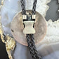 Vintage Hopi Native American Sterling Silver Man in the Maze Bolo Tie For Men