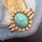 Copper Southwestern Style Tibetan Turquoise & Spiny Oyster Bracelet For Women