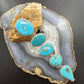 Sterling Silver Southwestern Style Kingman Turquoise 33" Necklace For Women #1