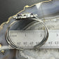 Sterling Silver Southwestern Style Oval Charoite Decorated Bracelet For Women