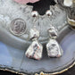 Carolyn Pollack Vintage Sterling Silver Nuggets Dangle Post Earrings For Women