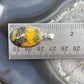 Sterling Silver Southwestern Style Oval Yellow Jasper Pendant For Women #1