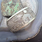 Alex Becenti Native American Sterling Silver Village Life Storyteller Unisex Bracelet