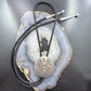 Vintage Hopi Native American Sterling Silver Man in the Maze Bolo Tie For Men