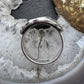 Sterling Silver Elliptic Swirly Rope Pattern Fashion Ring For Women,Taxco Mexico