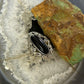 Carolyn Pollack Sterling Silver Oval Onyx Decorated Ring Size 5, 9 For Women
