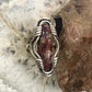 Carolyn Pollack Sterling Silver Marquise Spotted Red Jasper Ring Size 5 For Women