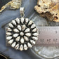 Sterling Silver Southwestern Style Teardrop Wild Horse Cluster Pendant For Women