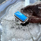 Native American Sterling Silver Turquoise Bar Ring Size 7.5 For Women