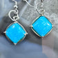 Carolyn Pollack Sterling Silver Turquoise Dangle Earrings For Women