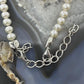 Carolyn Pollack Sterling Silver Freshwater Pearl and Floral 16"-18" Necklace For Women